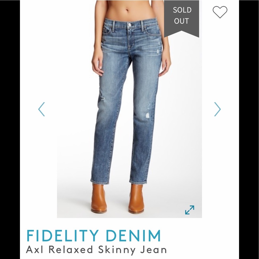 Fidelity Denim Georgia Vintage AXL Relaxed Skinny